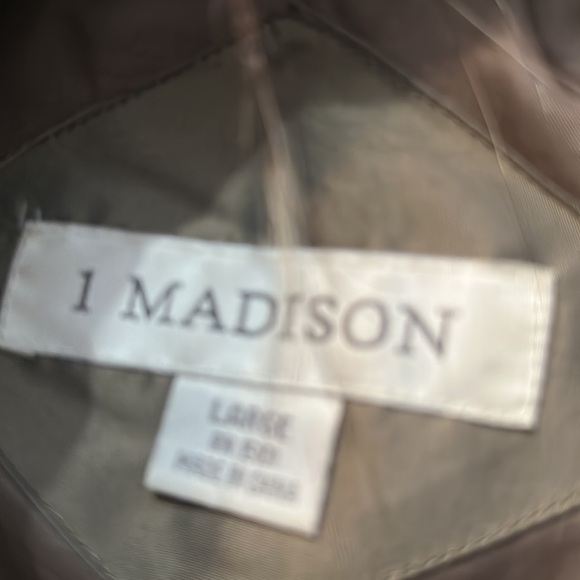 1 Madison Olive green down puffer jacket long warm winter outerwear - Picture 16 of 16